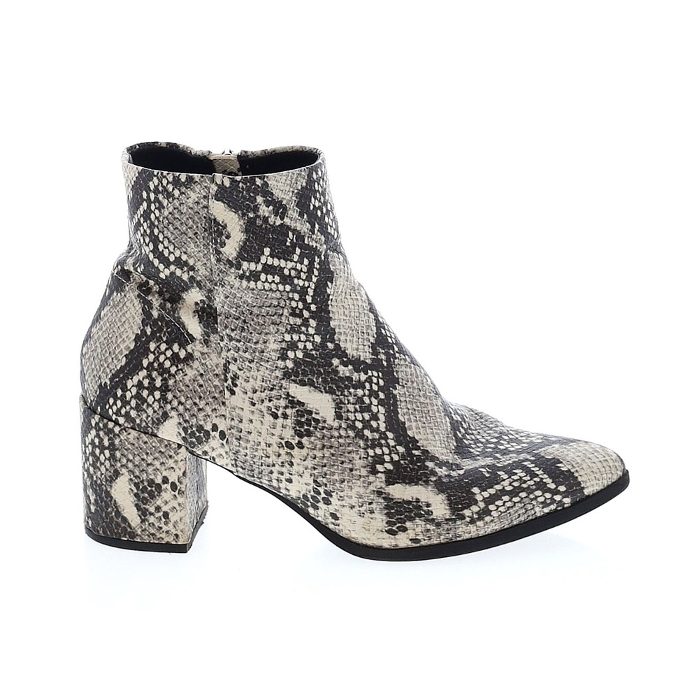 EUC Madden Girl Snakeskin Booties